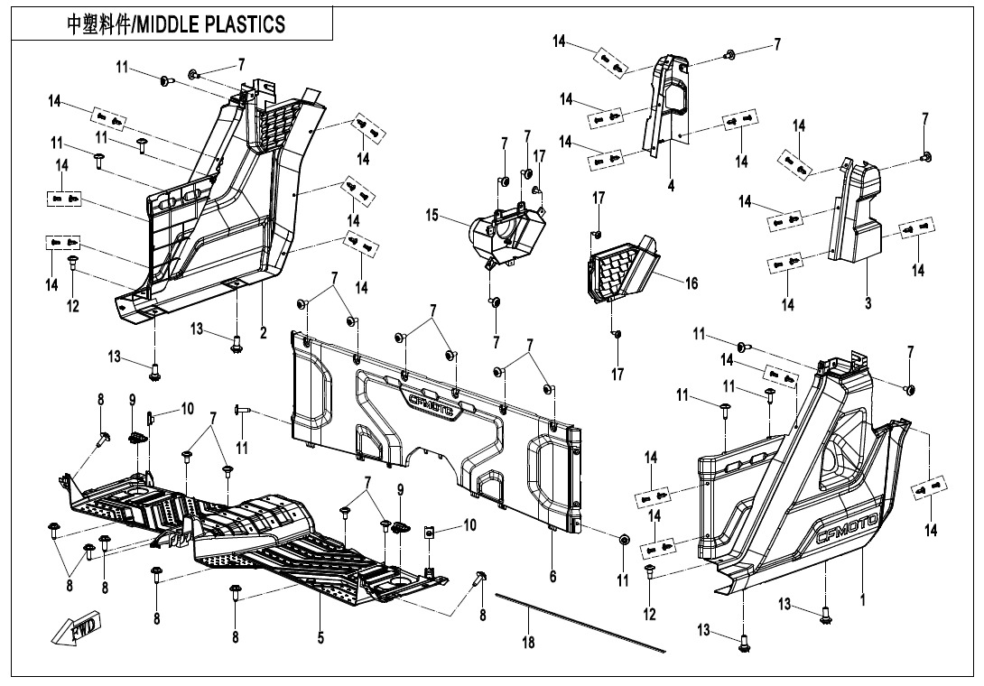 F04-3 - MIDDLE PLASTICS
