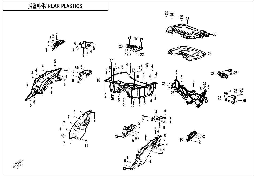 F04-5 - REAR PLASTICS