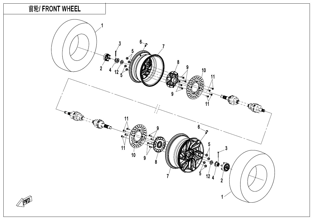 F07 - FRONT WHEEL