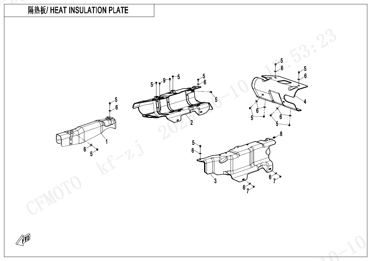 F02-2-V1 - HEAT INSULATION PLATE