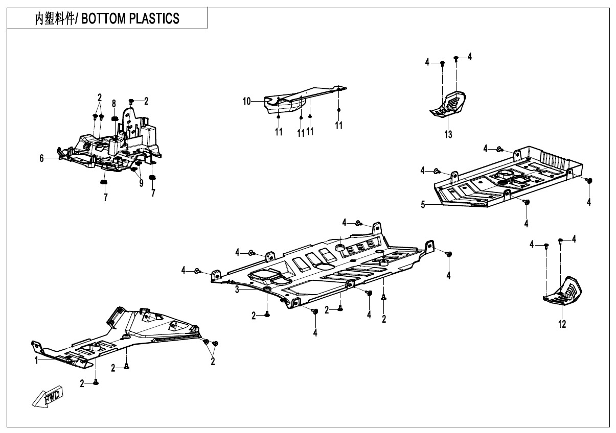 F04-5-V2 - BOTTOM PLASTICS