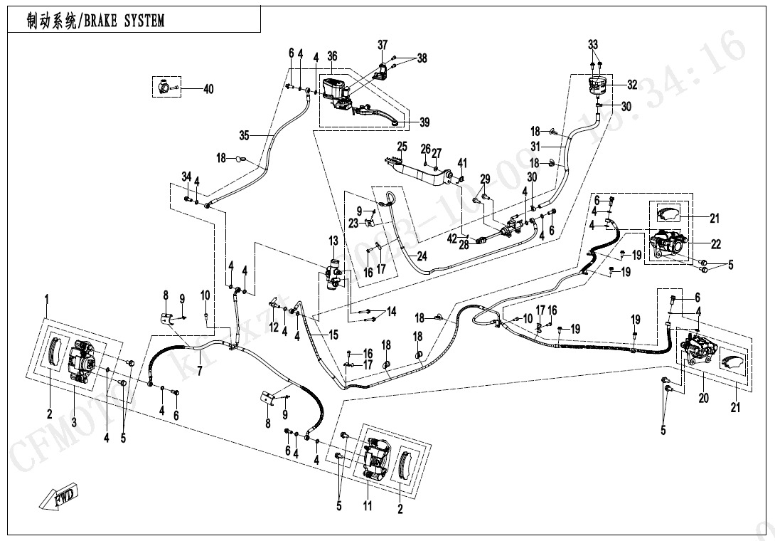 F08-A - BRAKE SYSTEM-RH