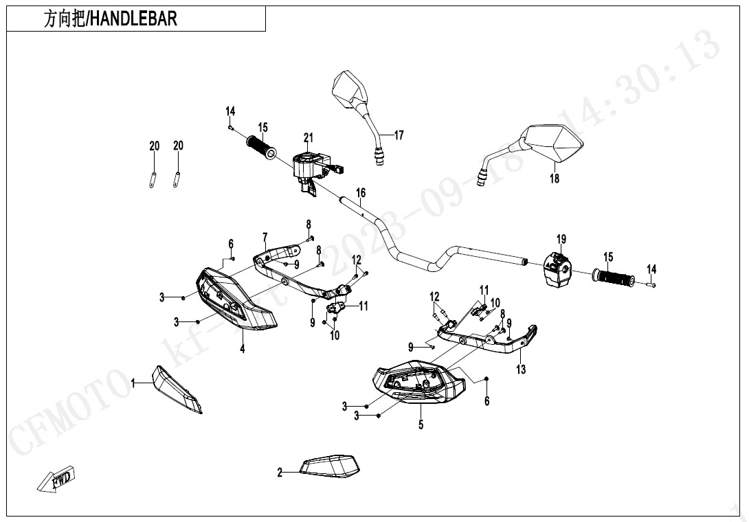 F10-1-V1 - HANDLEBAR
