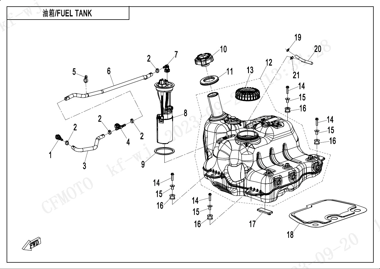 F12 - FUEL TANK
