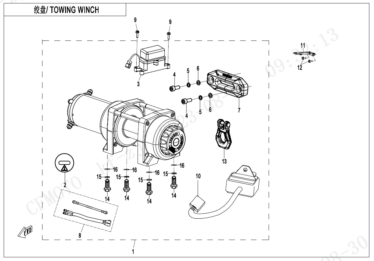 F15-2-A - TOWING WINCH