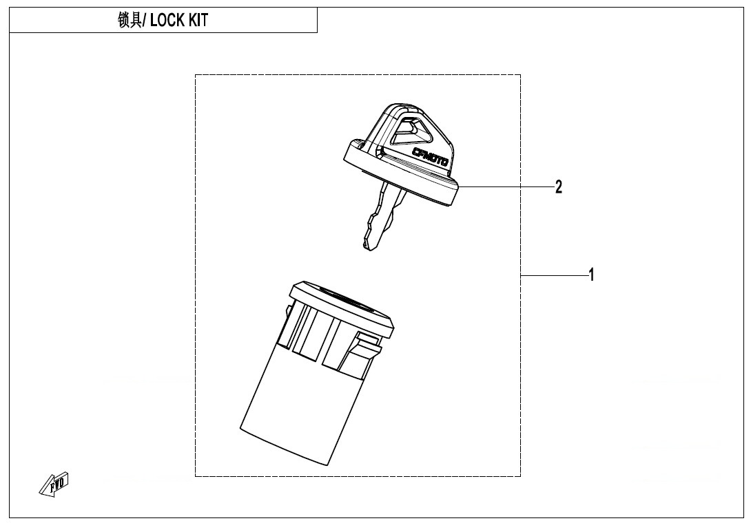 F01-V1 - LOCK KIT