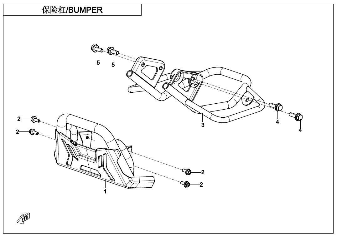 F23-A - BUMPER(NA)