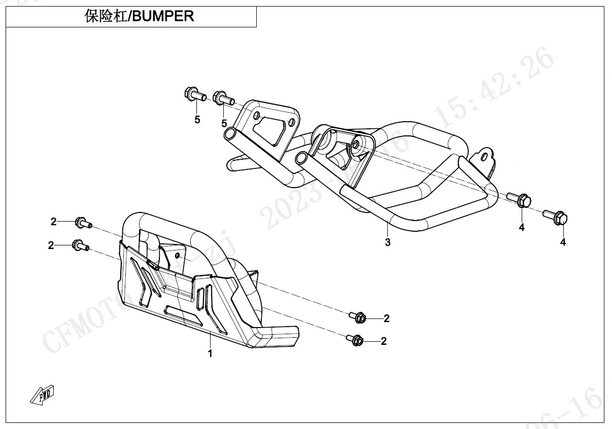 F23-C - BUMPER(INTERNATIONAL@^CE)