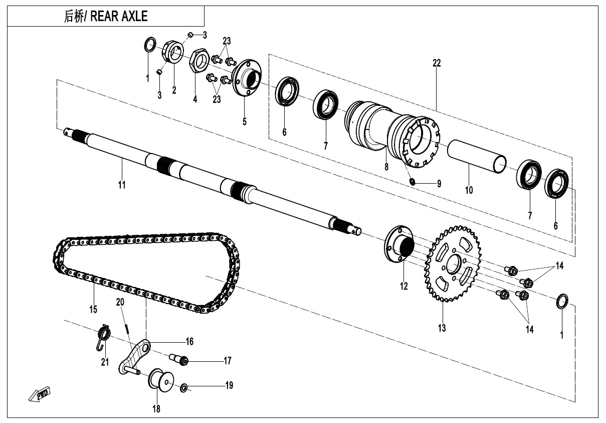 F33-V1 - REAR AXLE