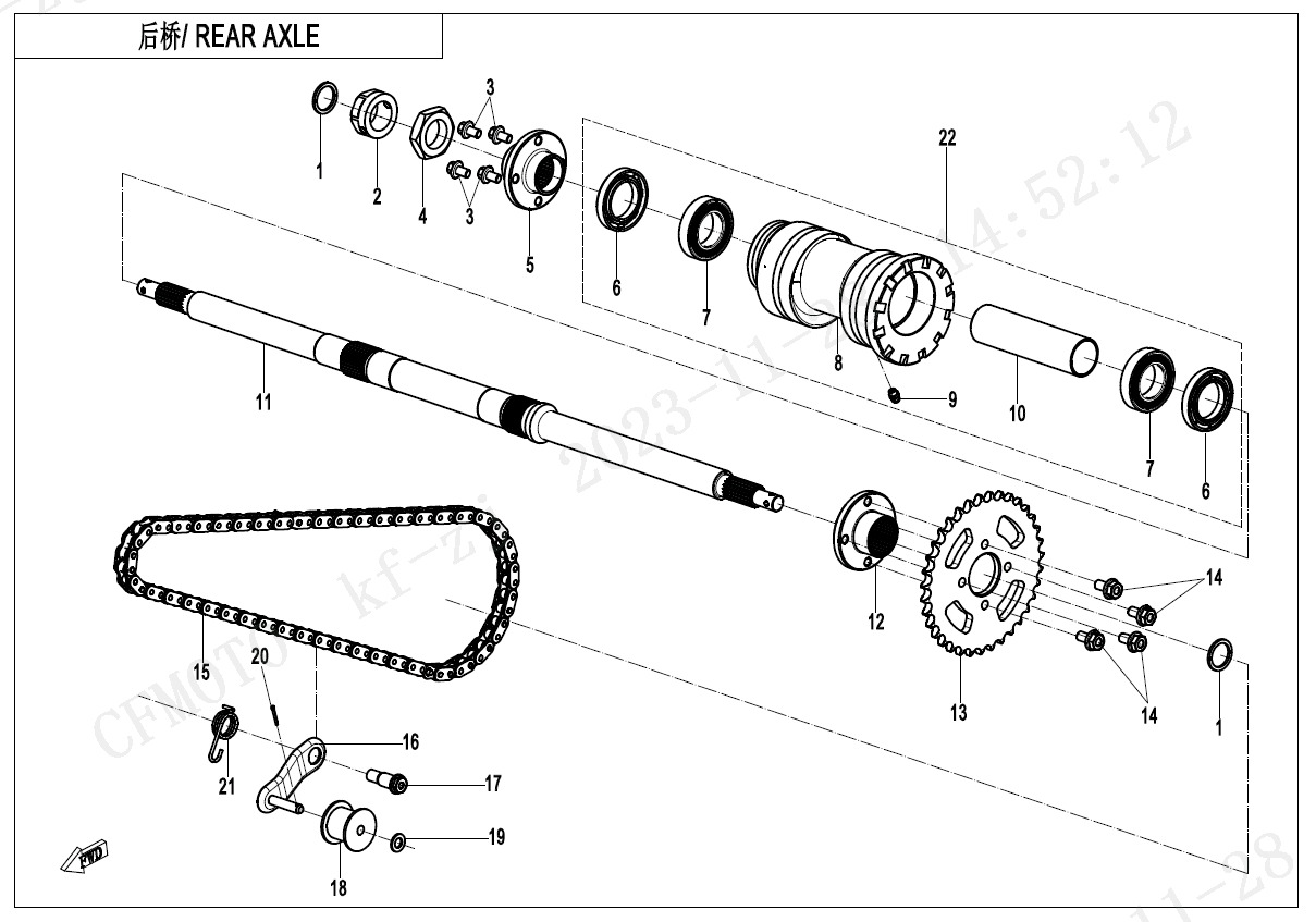 F33-V2 - REAR AXLE