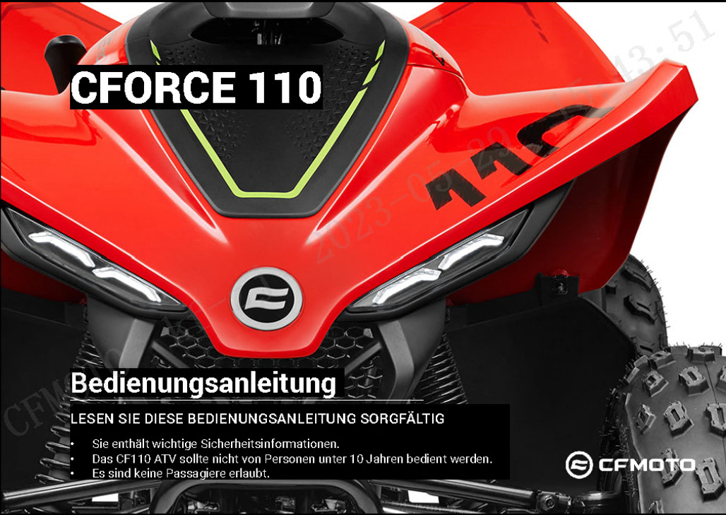 F38-E - OWNER\'S MANUAL(GERMAN)