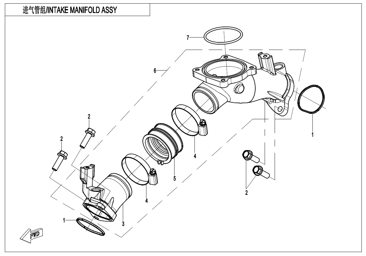 E02-5-A-V2 - INTAKE MANIFOLD ASSY