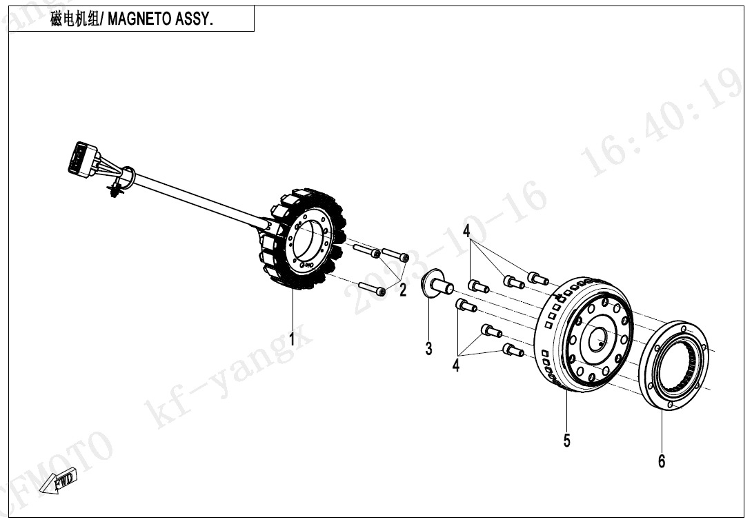 E03 - MAGNETO ASSY.