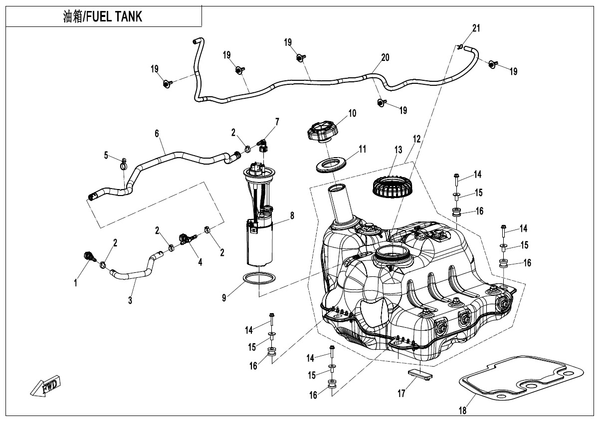 F12 - FUEL TANK