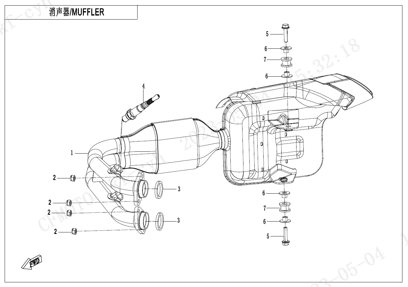 F02 - MUFFLER