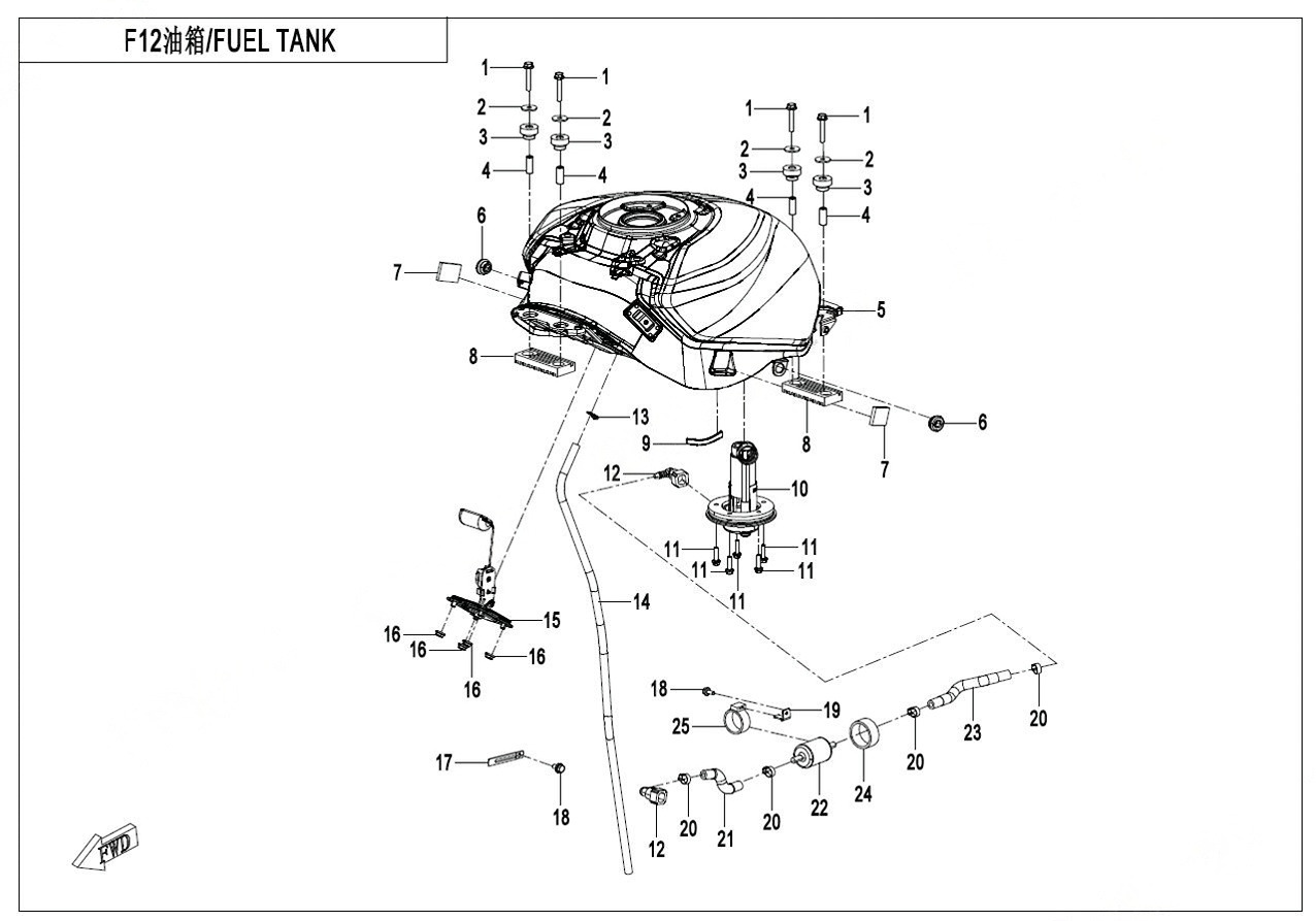 F12 - FUEL TANK