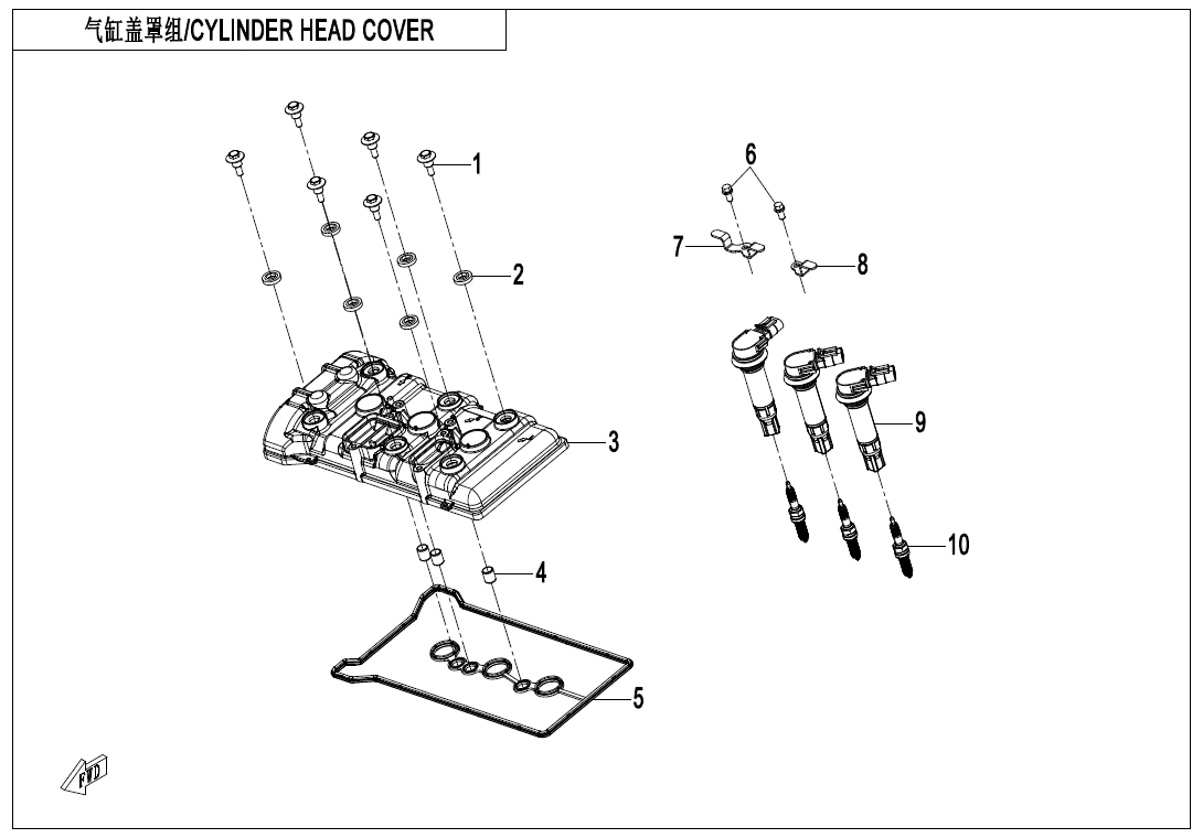 E02-1 - CYLINDER HEAD COVER