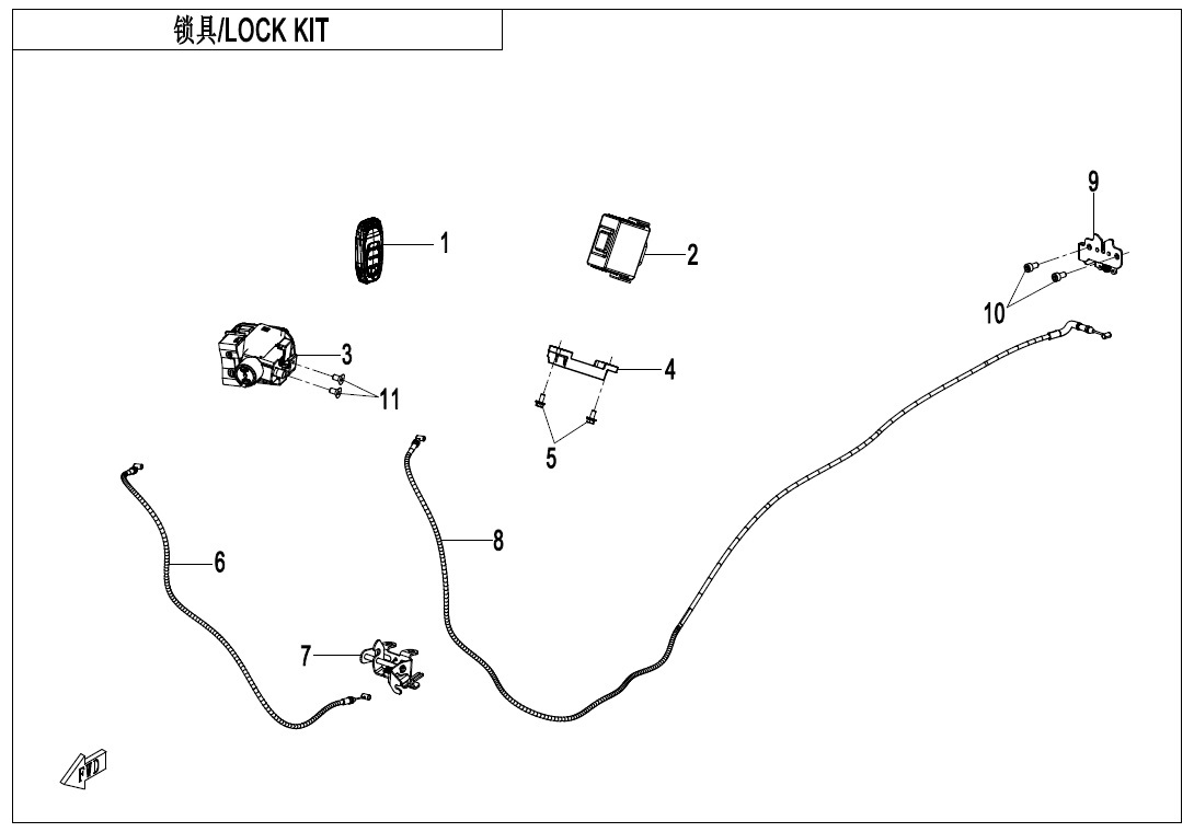F01 - LOCK KIT