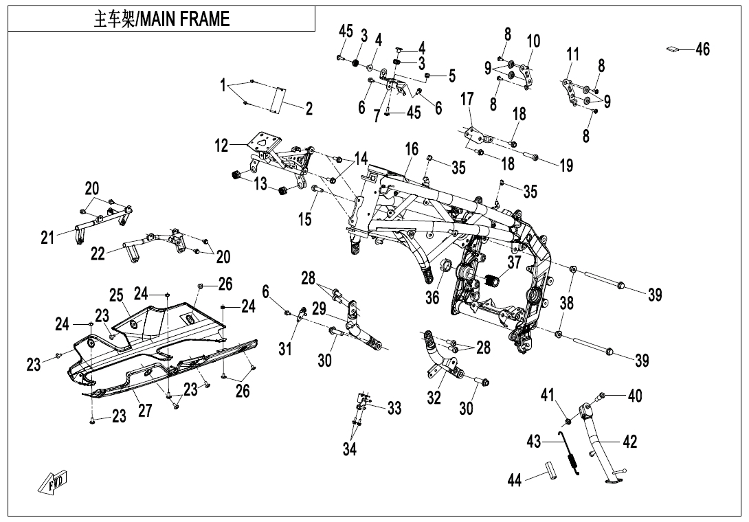 F03-1 - MAIN FRAME