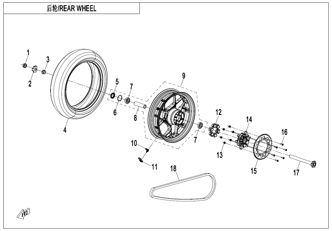 F11-B - REAR WHEEL(TPMS)