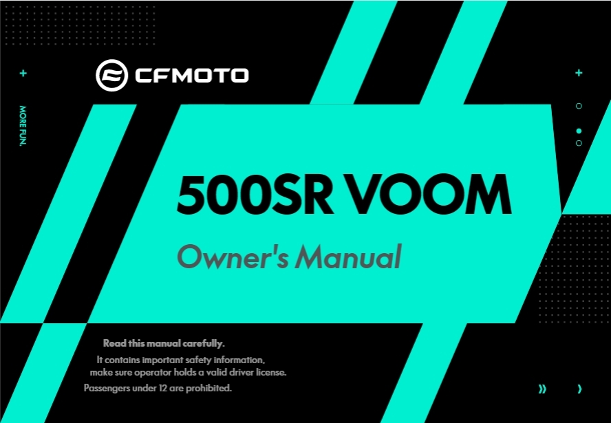 F38 - OWNER\'S MANUAL