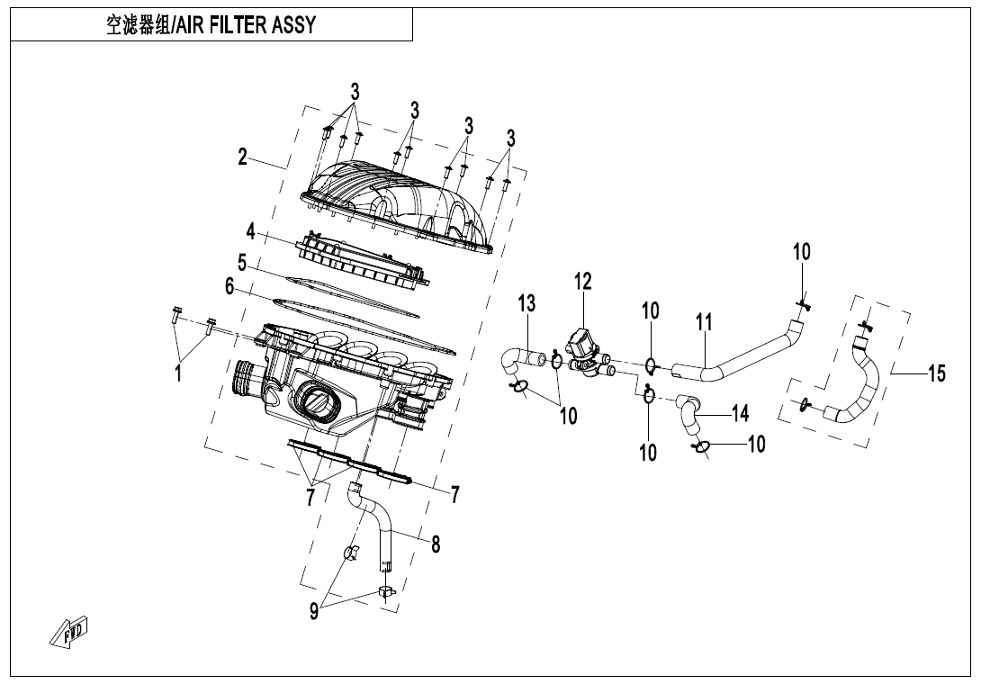 F41 - AIR FILTER ASSY