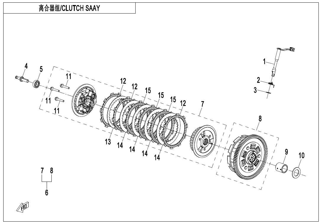 E05 - CLUTCH ASSY