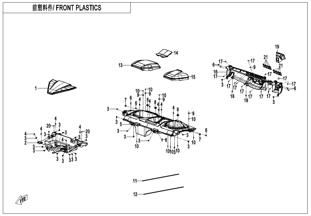 F04-2 - FRONT PLASTICS