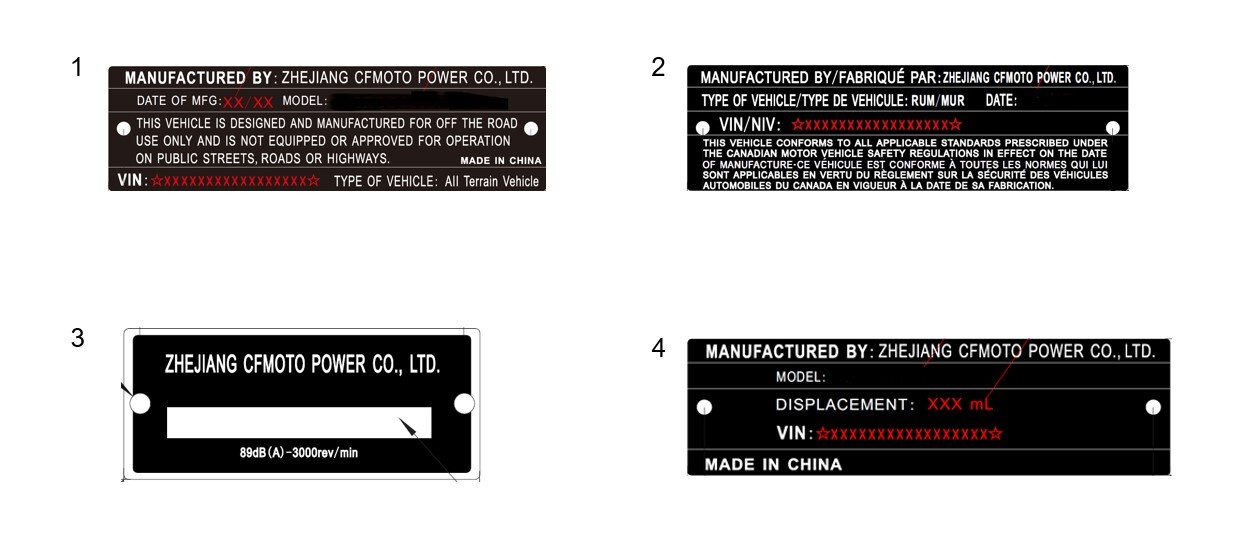 F19-4 - VEHICLE PLATE