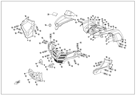 F04-1 - FRONT PLASTICS