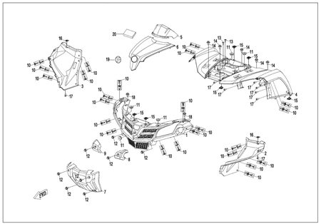 F04-1 - FRONT PLASTICS