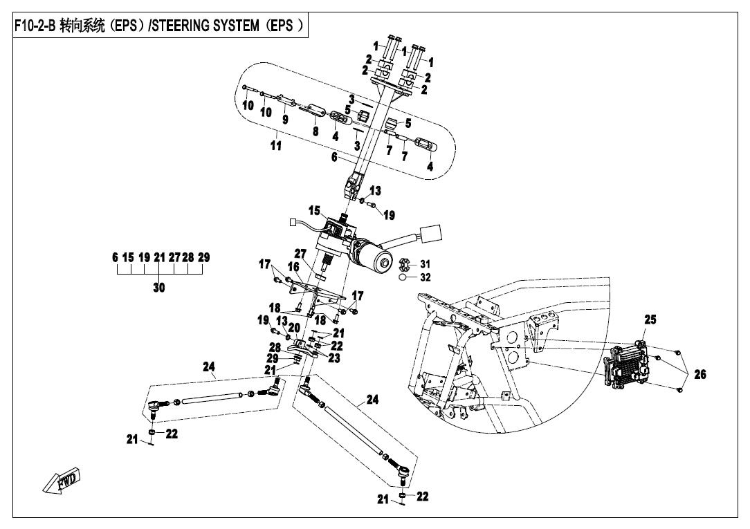 F10-2-B - STEERING SYSTEM (EPS)