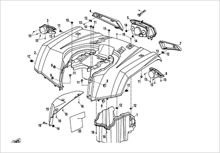 F04-3 - REAR PLASTICS