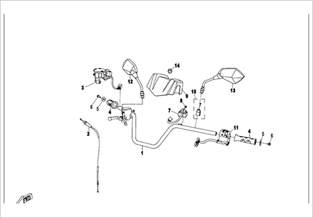 F10-1 - HANDLEBAR
