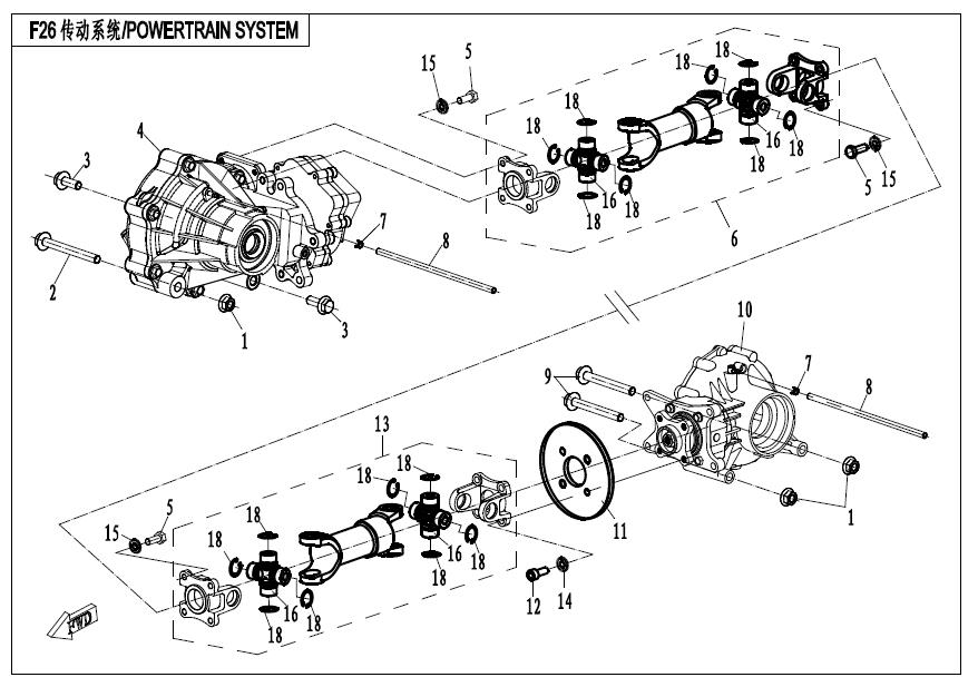F28-2 - TRANSMISSION SYSTEM (NEW)