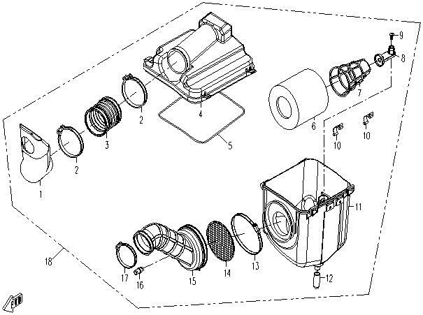 F33 - AIR FILTER ASSY