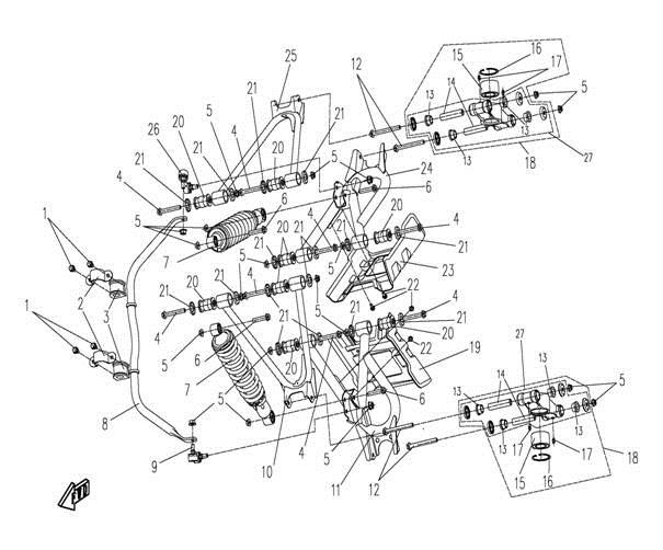 F18 - REAR SUSPENSION