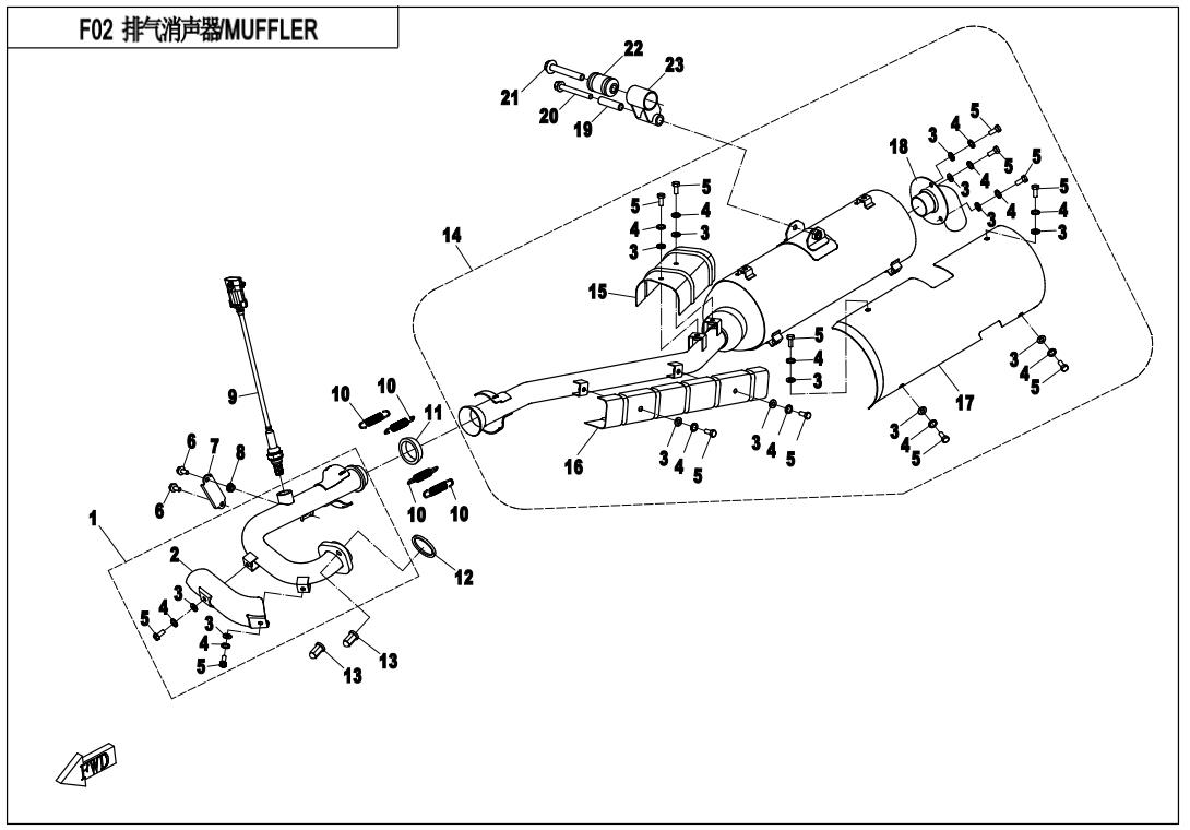 F02 - MUFFLER