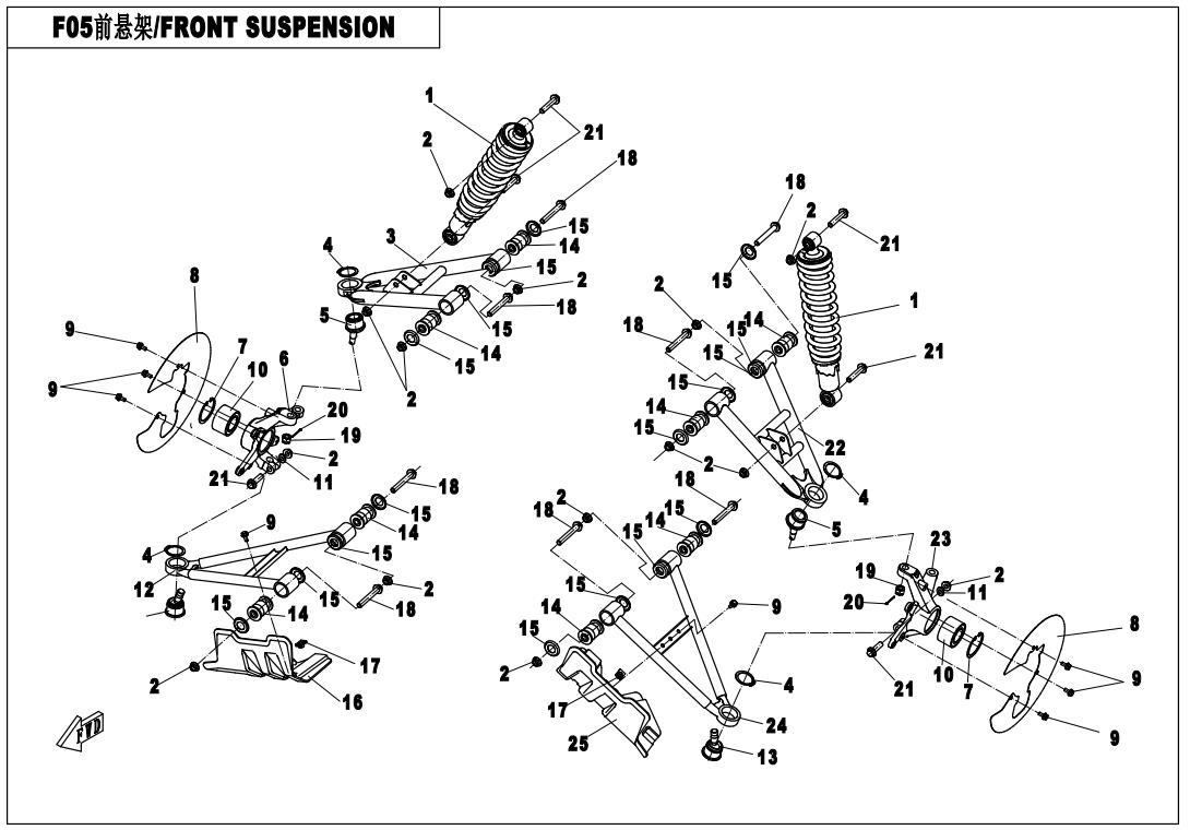 F05 - FRONT SUSPENSION