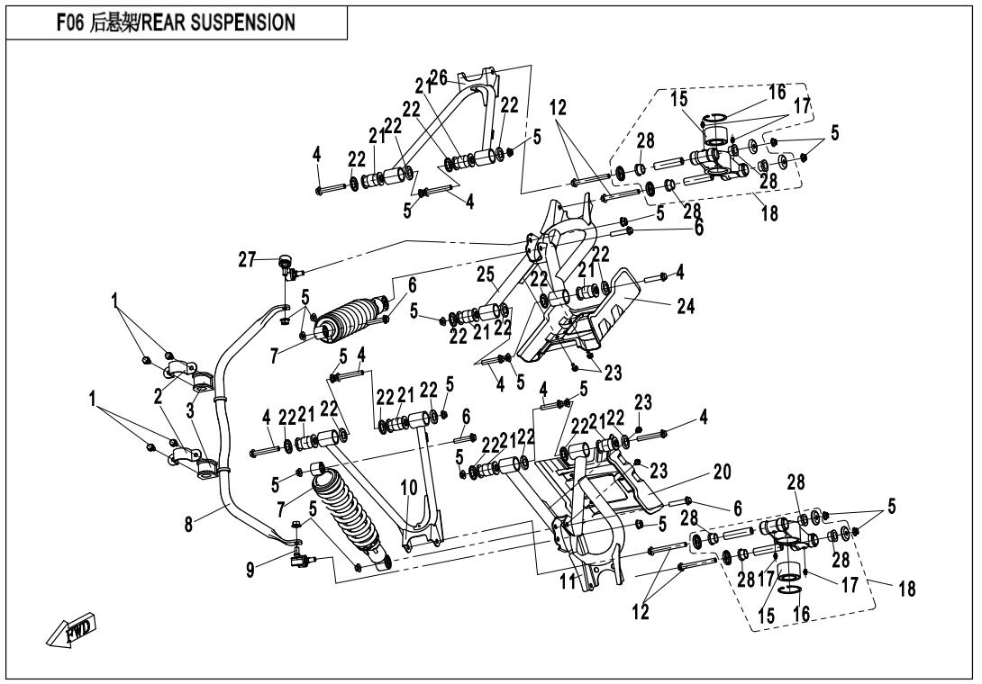 F06 - REAR SUSPENSION