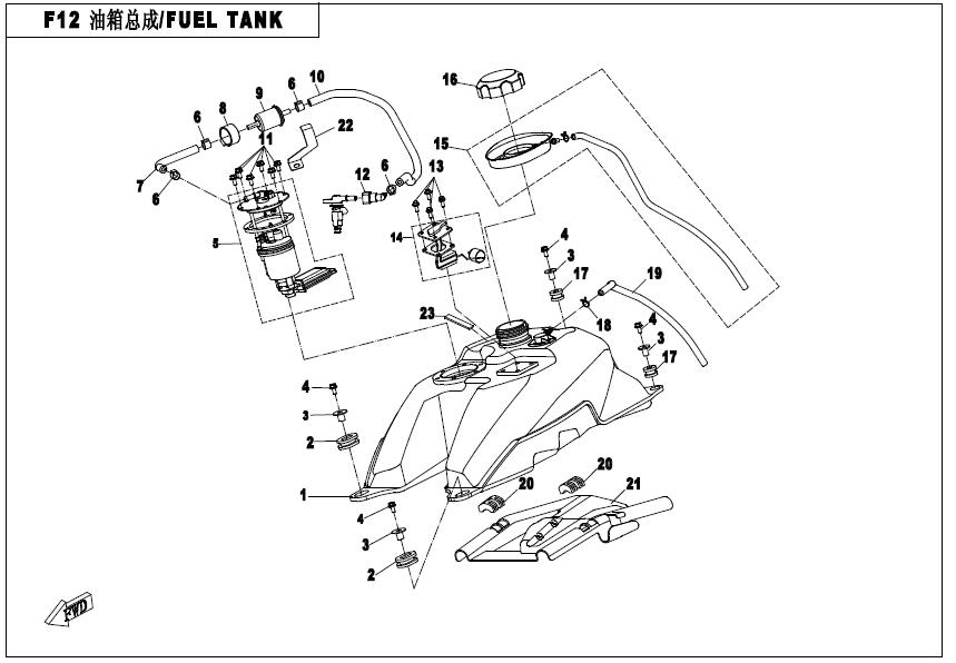 F12-1 - FUEL TANK (OLD)