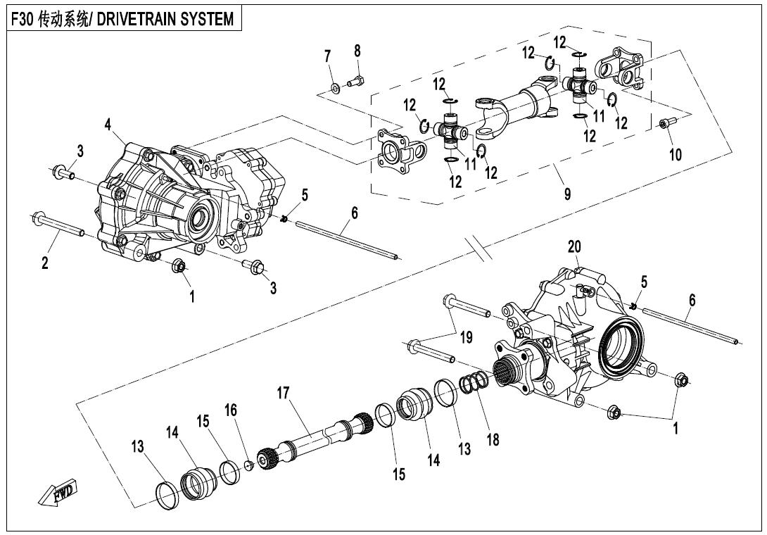 F30 - DRIVETRAIN SYSTEM