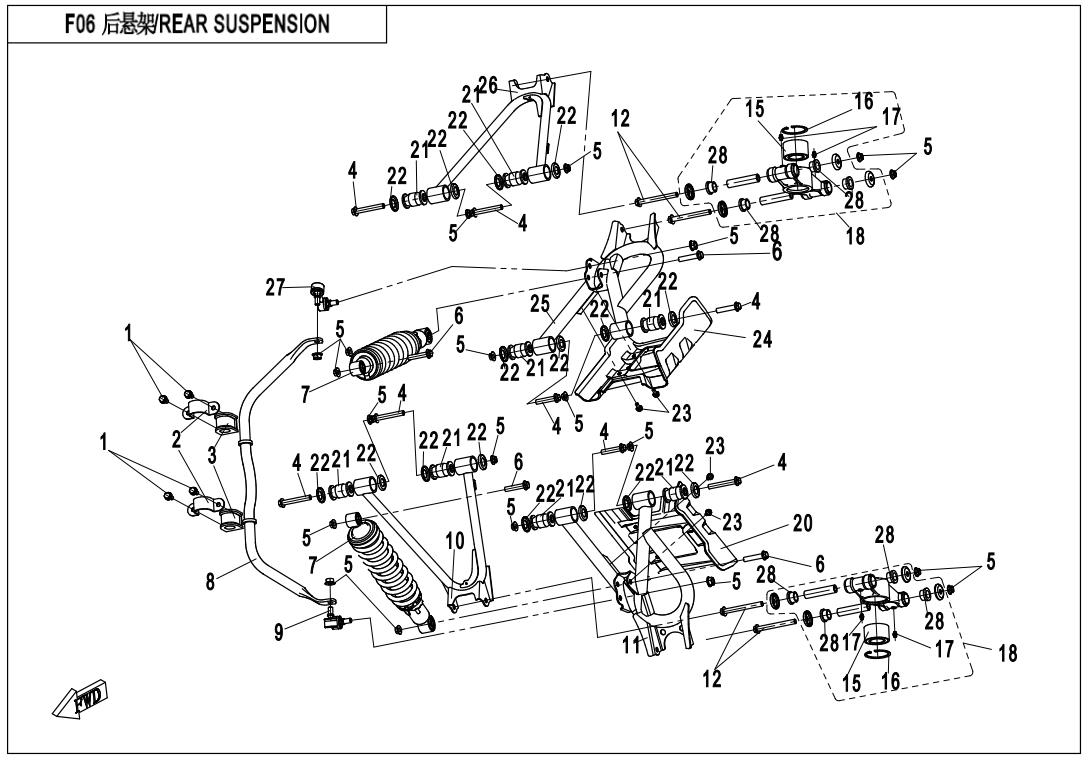 F06 - REAR SUSPENSION