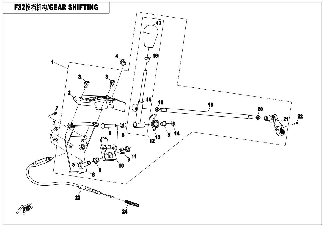 F32 - GEAR SHIFTING