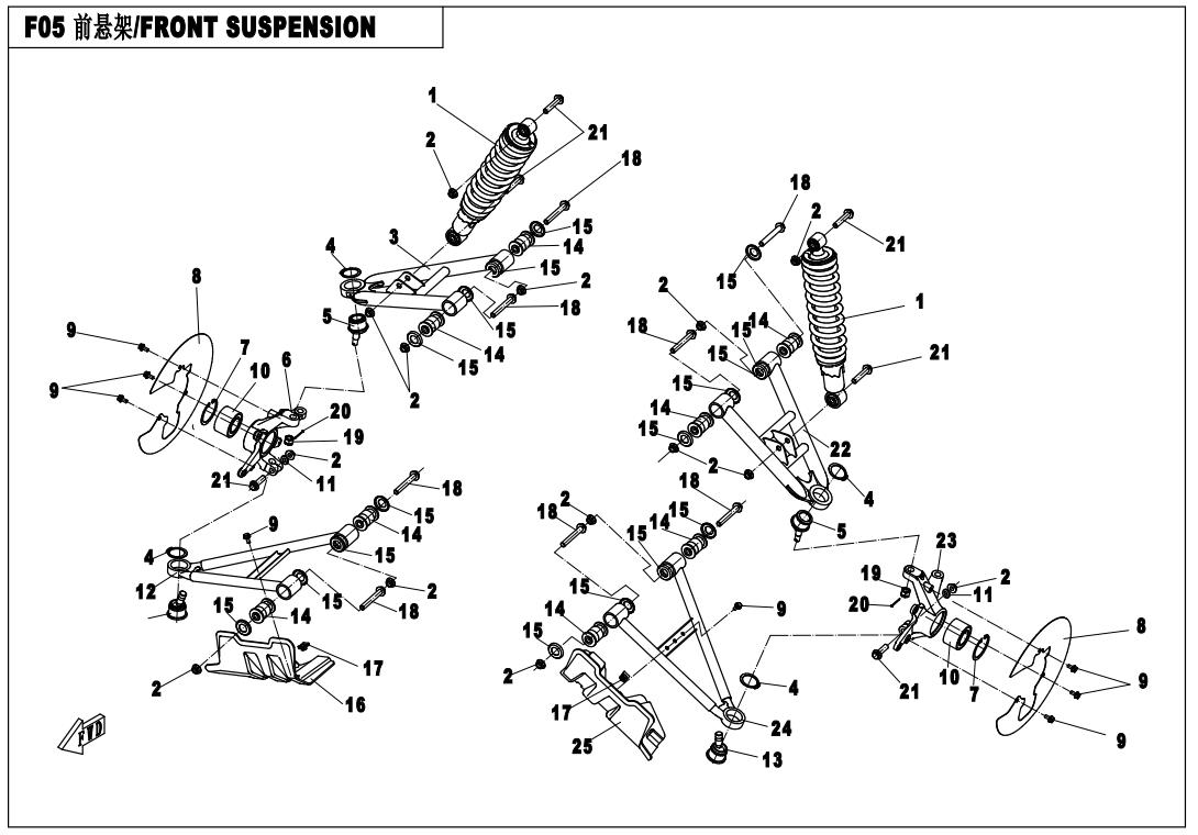 F05 - FRONT SUSPENSION