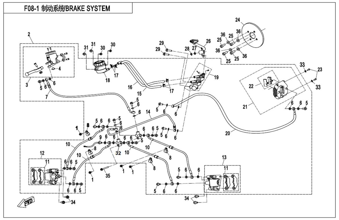 F08-1 - BRAKE SYSTEM
