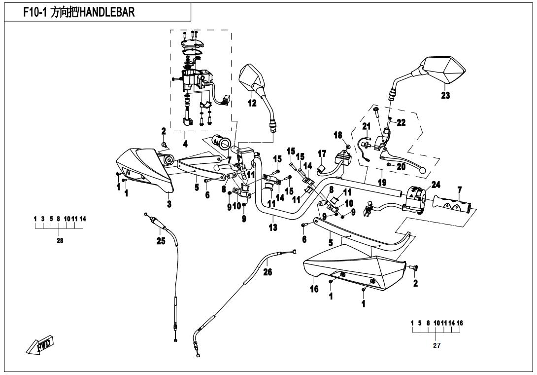 F10-1 - HANDLEBAR (OLD)