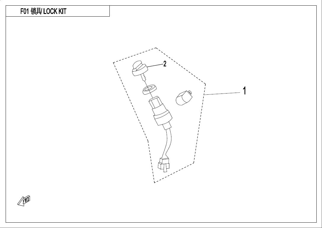 F01 - LOCK KIT