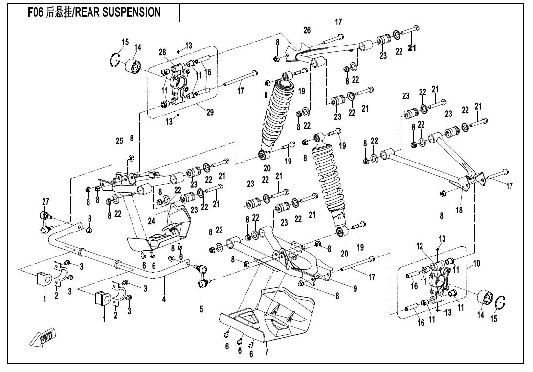F06 - REAR SUSPENSION