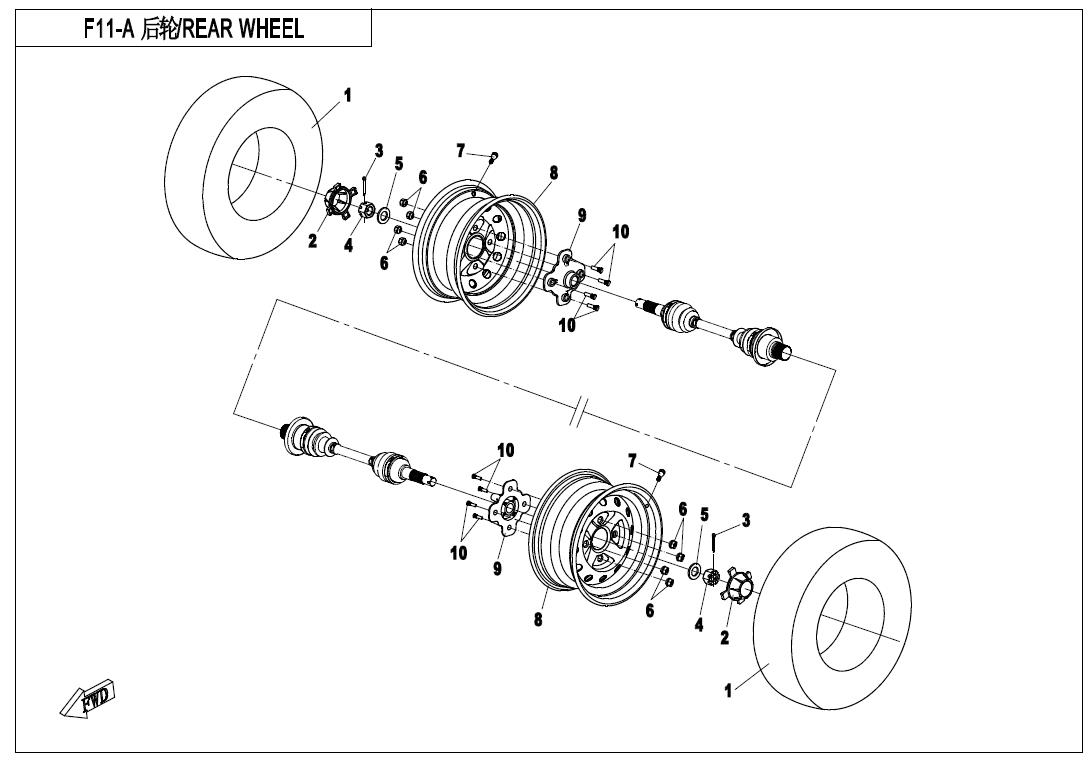 F11-A - REAR WHEEL(OLD)
